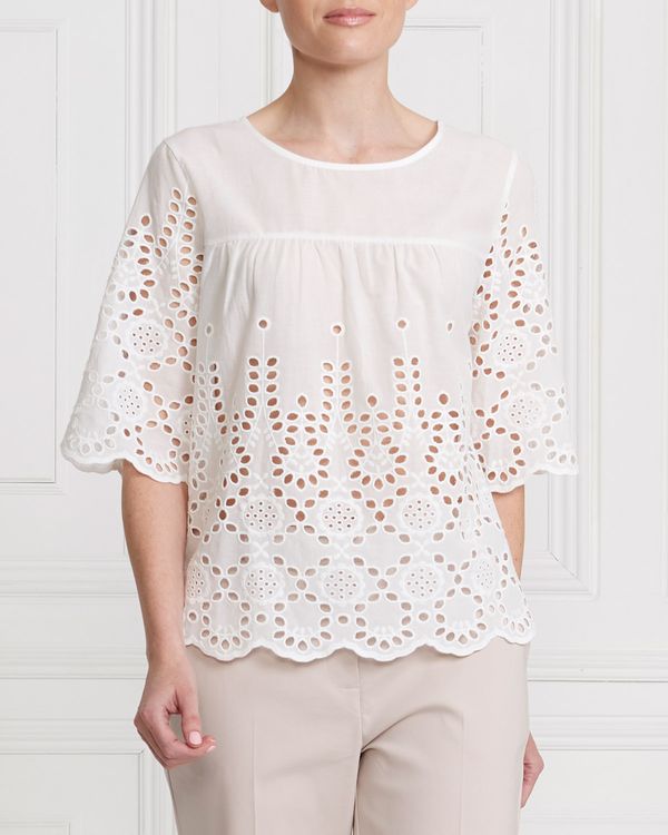 Gallery Embroidered Top
