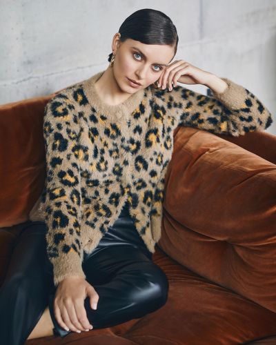 Gallery Sienna Leopard Cardigan