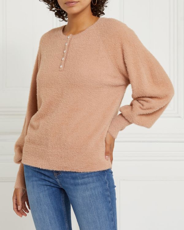 Gallery Camille Pearl Button Jumper