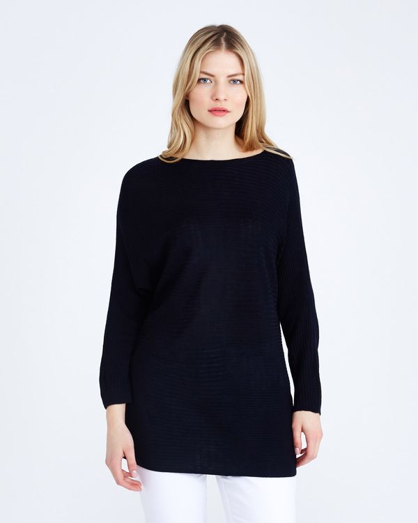 Gallery Ribbed Batwing Jumper