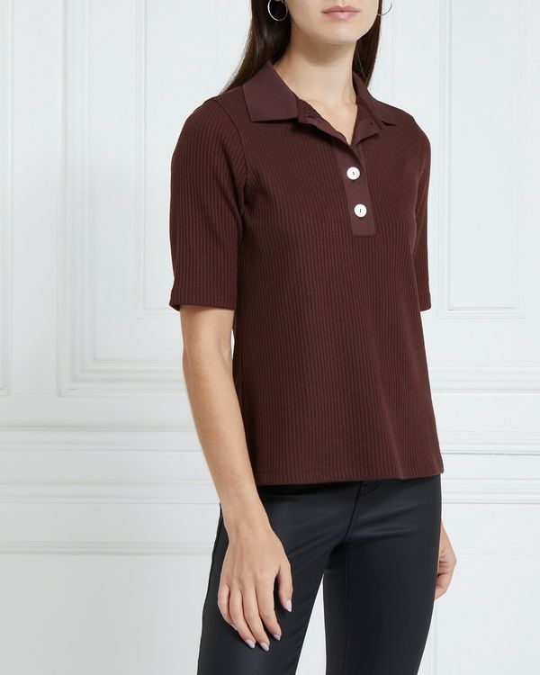 Gallery Ruby Knit Polo