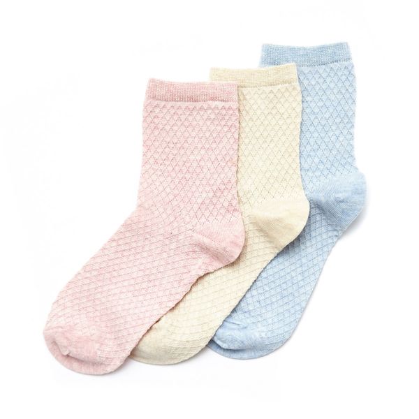 Lurex Honeycomb Socks - Pack Of 3