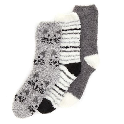 Fleece Socks - Pack Of 3 thumbnail
