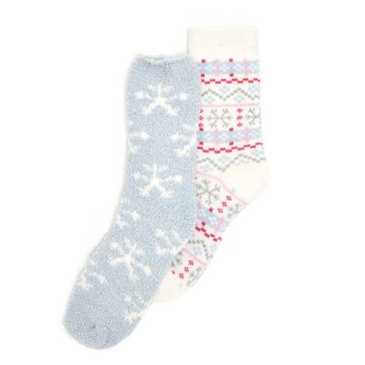 Cosy Knit Socks - Pack Of 2 thumbnail