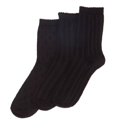 Cotton Trouser Socks - Pack Of 3 thumbnail