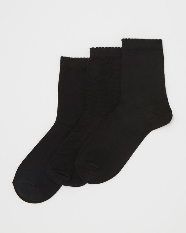 Cotton Trouser Socks - Pack Of 3