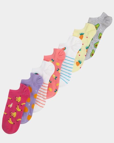 Low Rise Invisible Trainer Socks - Pack Of 7