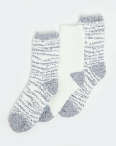 Fluffy Socks - Pack Of 3 thumbnail
