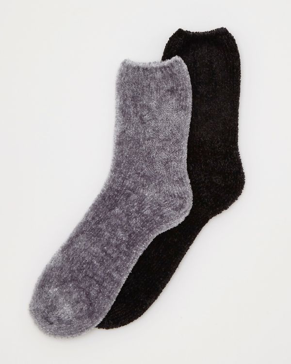 Chenille Socks - Pack Of 2