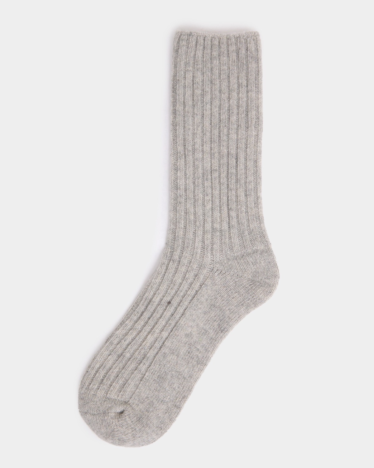 Dunnes Stores | Grey-marl Cashmere Blend Rib Socks