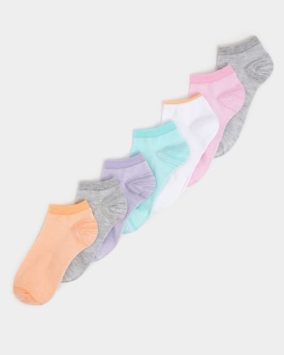 Low Rise Invisible Trainer Socks (Pack Of 7)
