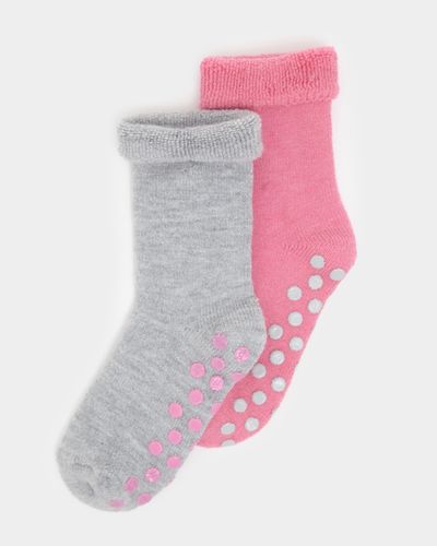 Gripper Sole Cosy Socks (Pack of 2)