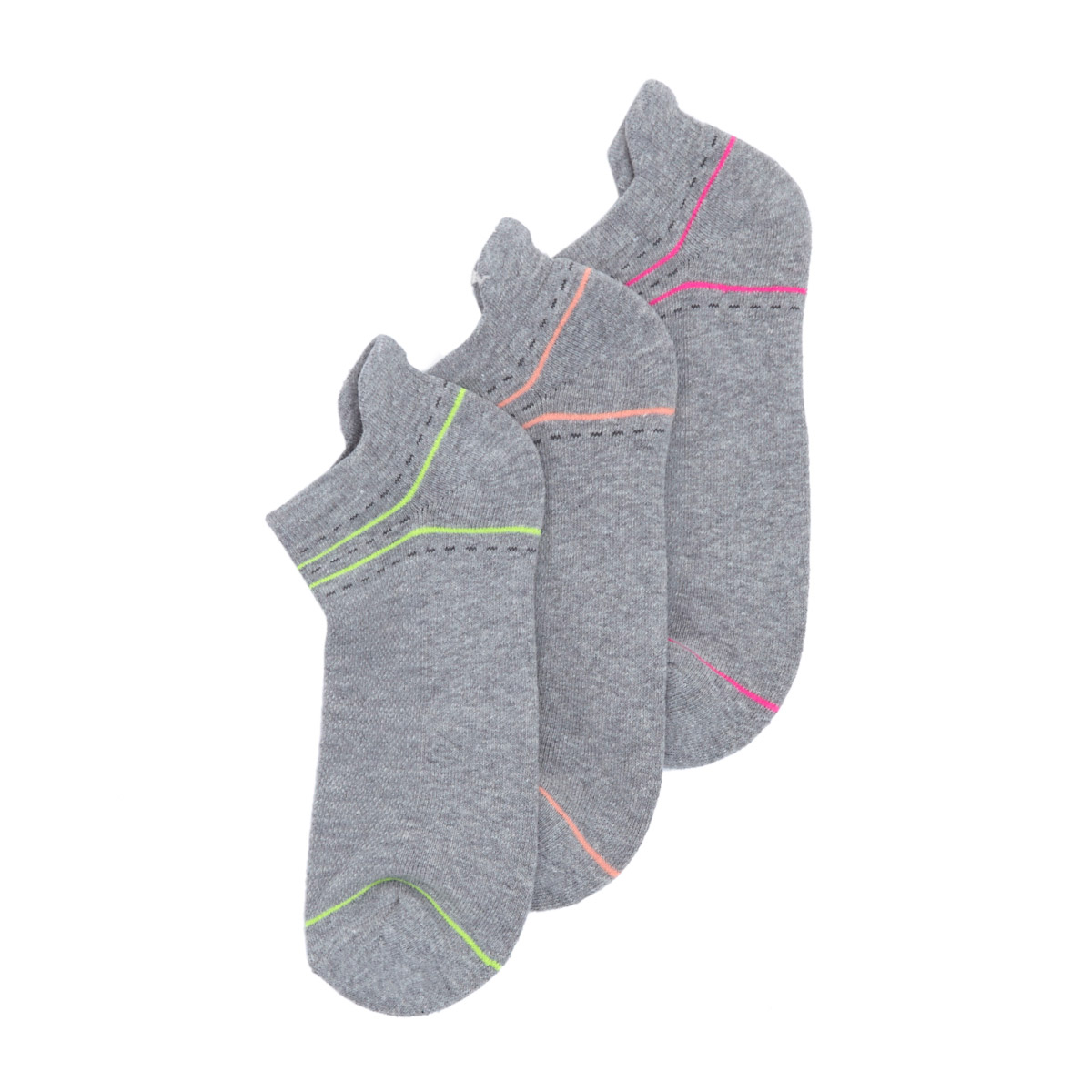 Dunnes Stores | Grey-marl Sports Trainer Socks - Pack Of 3