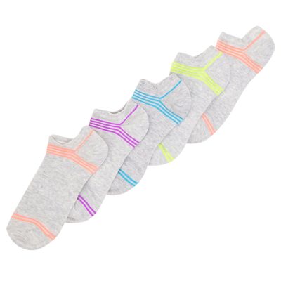 Coloured Trainer Socks - Pack Of 5 thumbnail