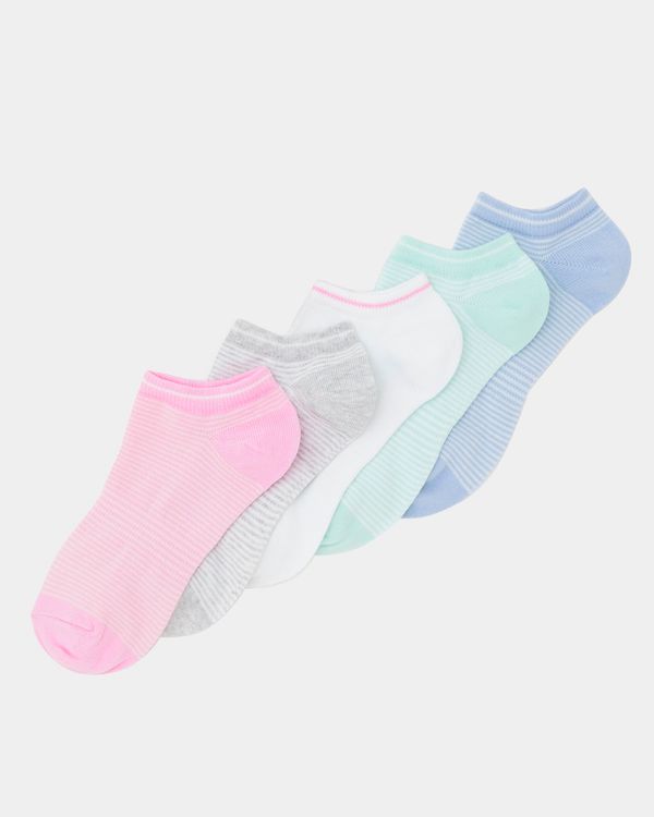 Cotton Arch Support Liner Socks - Pack Of 5