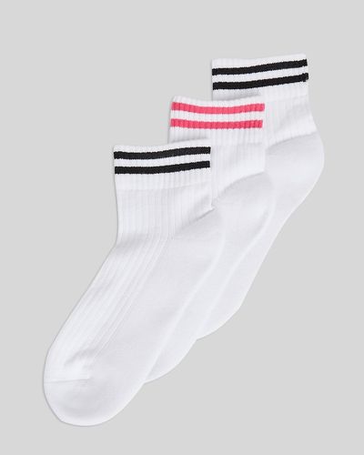 Rib Ankle Socks - Pack Of 3 thumbnail