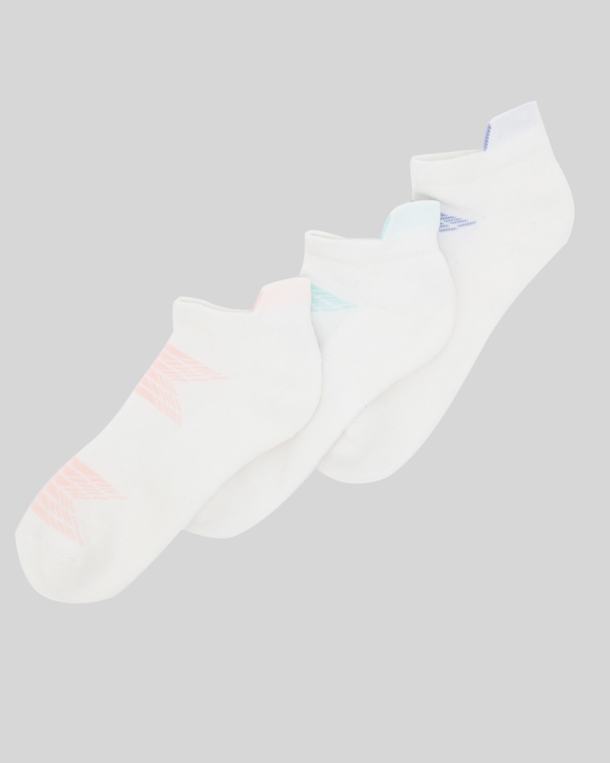Dunnes Stores | White Cushion Sole Socks With Heel Guard - Pack Of 3