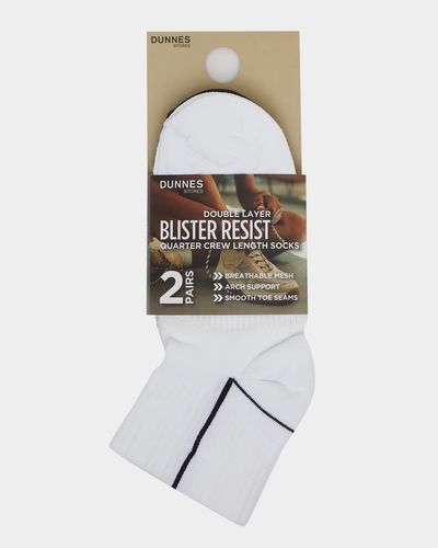 Quarter Crew Blister Resist Socks (Pack Of 2) thumbnail