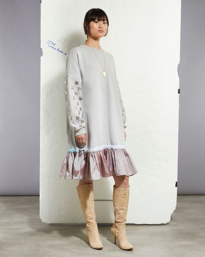 Joanne Hynes Sweater Dress With Modular Sleeve