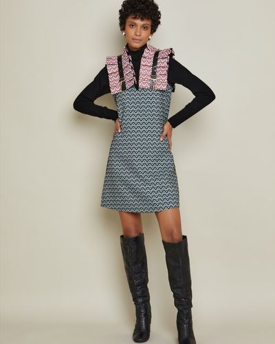 Joanne Hynes Punk Jacquard A-Line Mini Dress