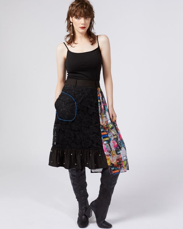 Joanne Hynes Lace And Sequin Skirt