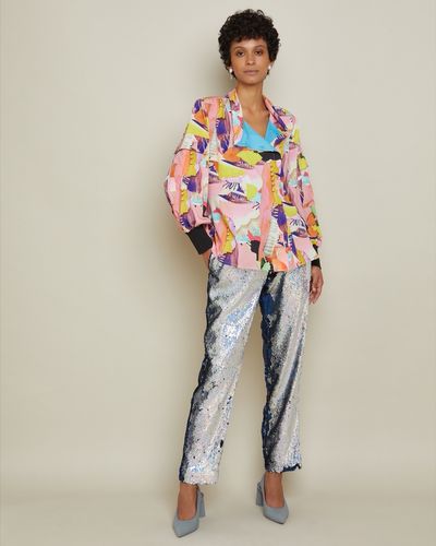 Joanne Hynes Two Tone Sequin Trousers