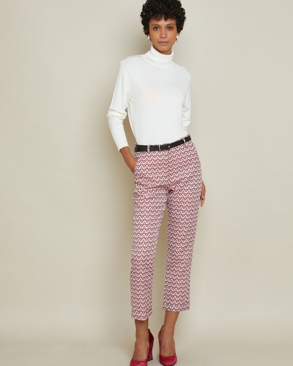 Joanne Hynes Tailored Trouser in Sound Wave Jacquard