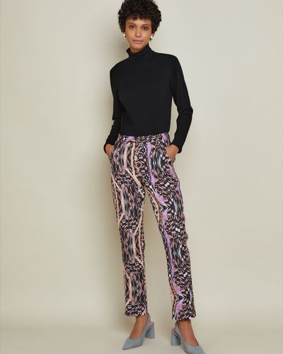 Joanne Hynes Suit Trouser in Broken Glass Print