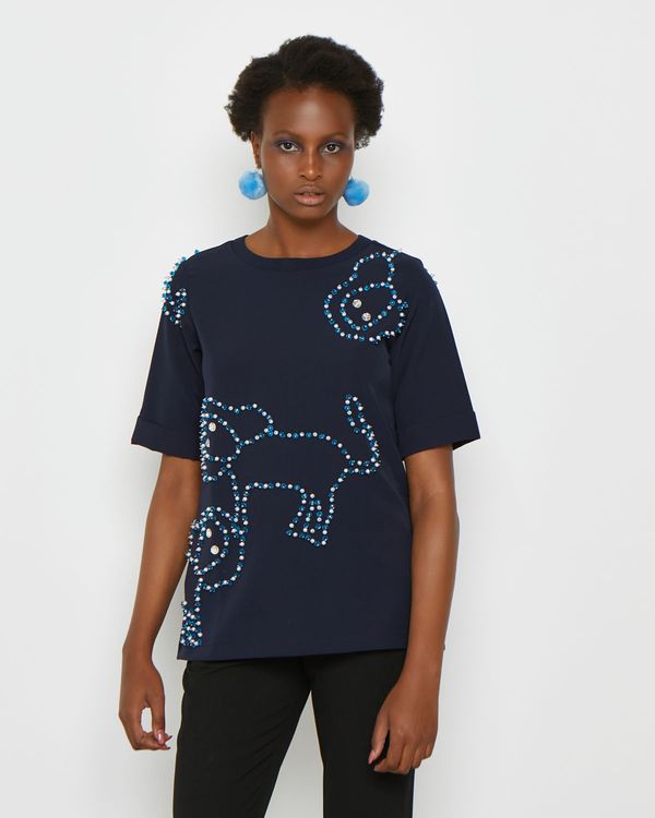 Joanne Hynes Faceted Tiger Lady Top