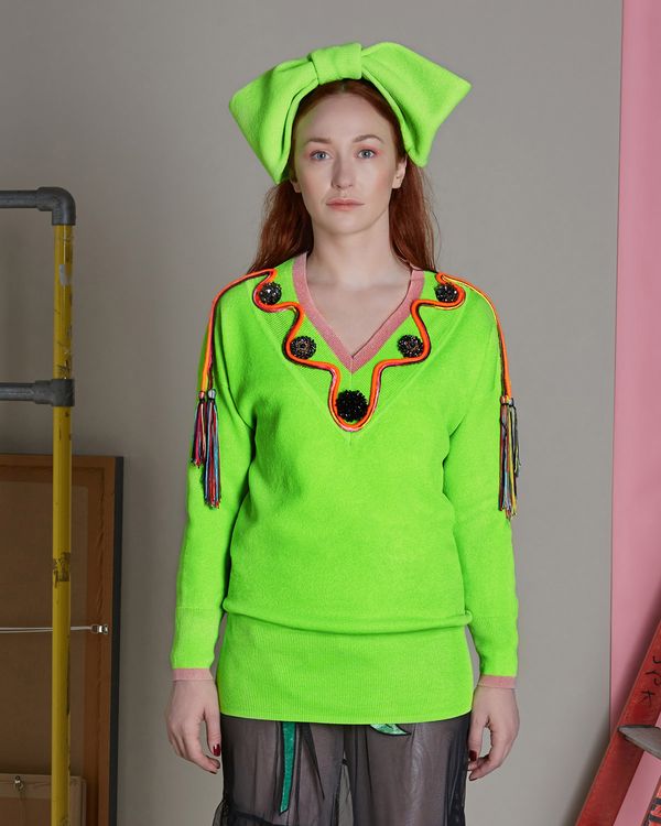 Joanne Hynes Couture Neon Jumper