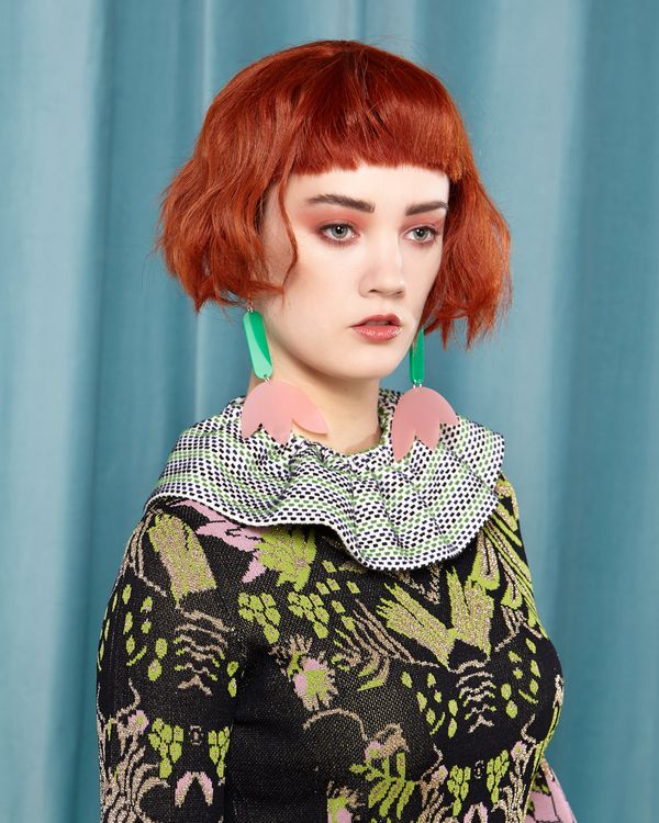 Dunnes Stores | Green Joanne Hynes Green Ruffle Collar (Limited Edition)