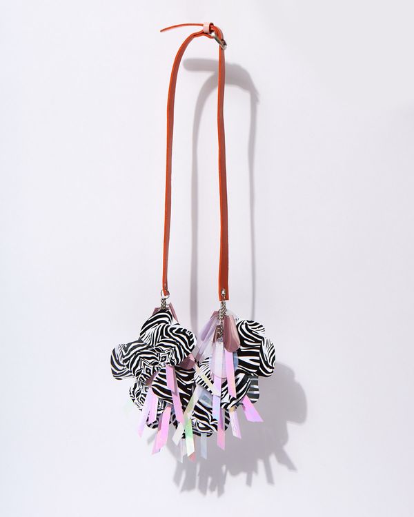 Joanne Hynes Black And Pink Necklace