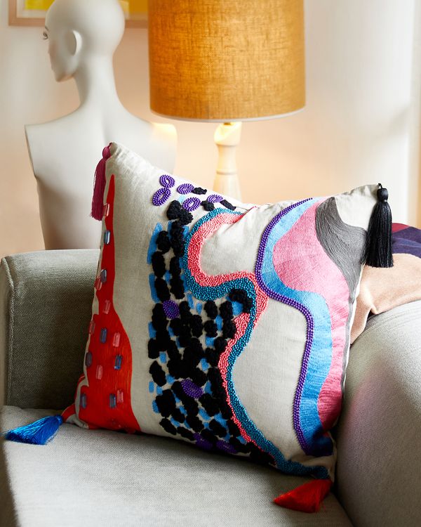 Joanne Hynes Embellished Cushion