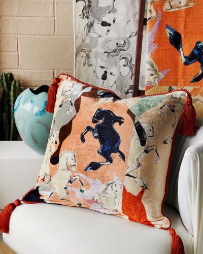 Joanne Hynes Equine Dream Large Tassel Cushion