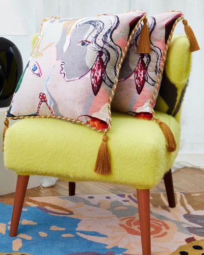 Joanne Hynes Muse Lady Velvet Cushion