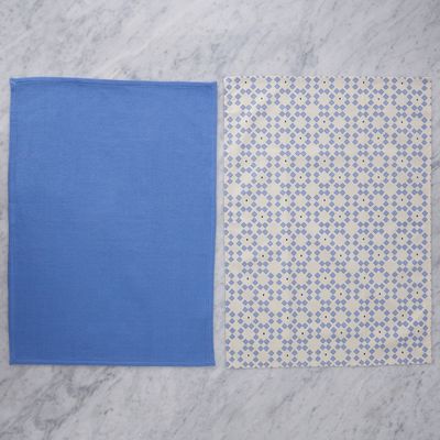 Helen James Considered Tile Print Tea Towels - Pack Of 2 thumbnail