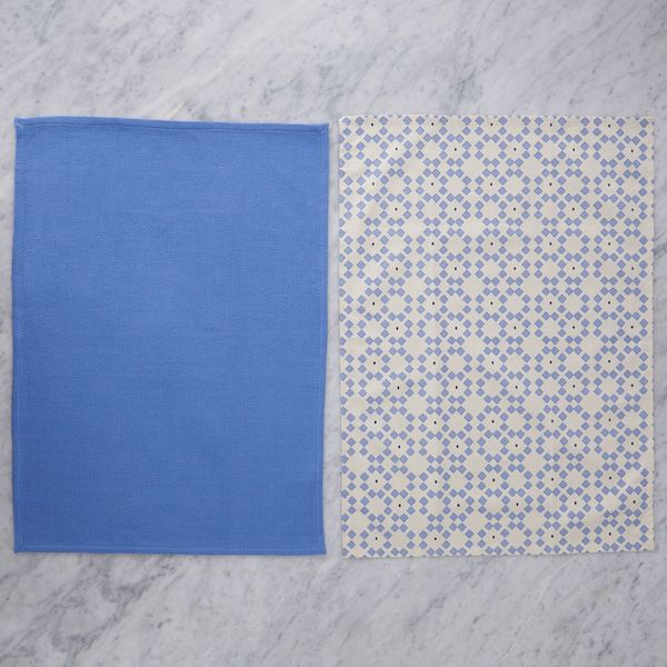 Helen James Considered Tile Print Tea Towels - Pack Of 2