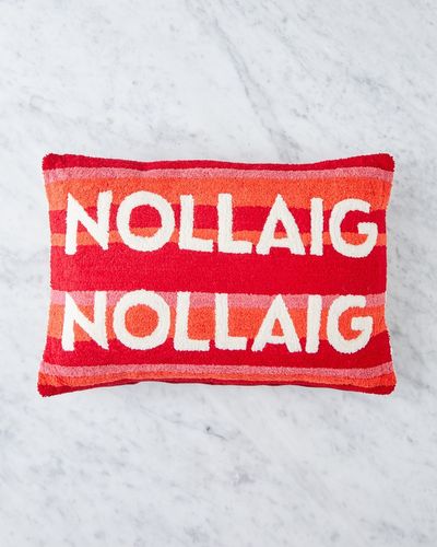 Helen James Considered Nollaig Stripe Cushion