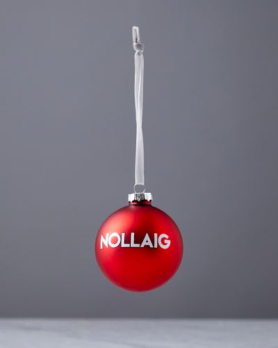 Helen James Considered Red Nollaig Bauble thumbnail