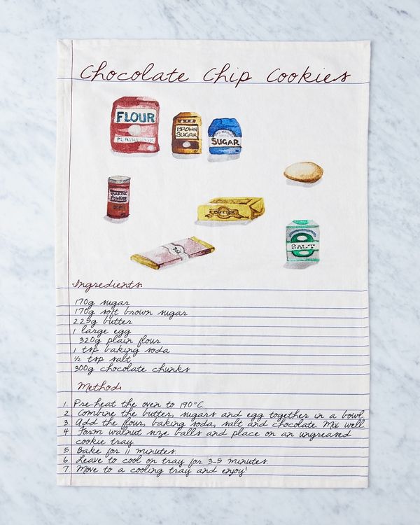 Helen James Considered Cookie Recipe Tea Towel