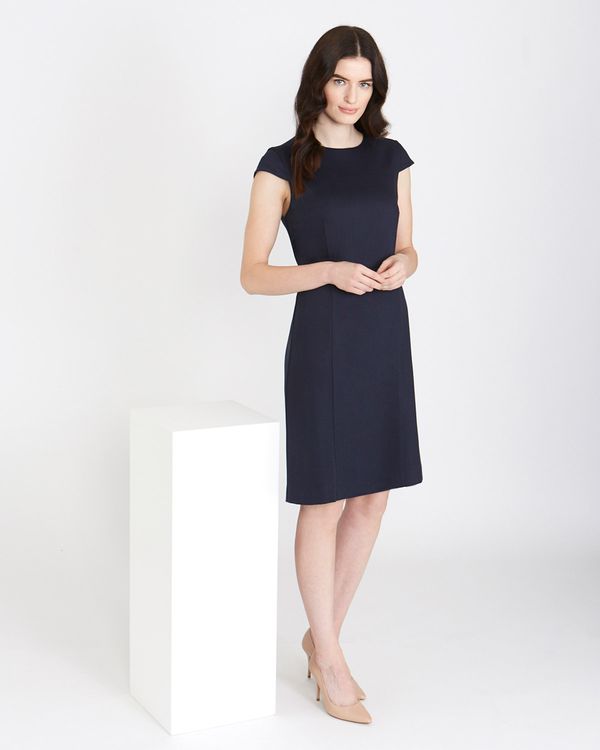 Dunnes Stores | Navy Paul Costelloe Living Studio Tailored Texture Dress
