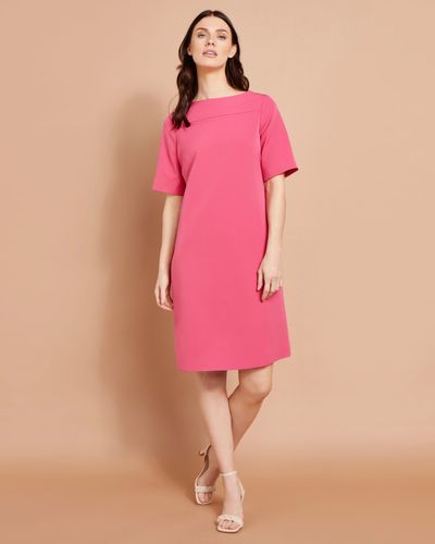 Paul Costelloe Studio Tailored Dress in Pink