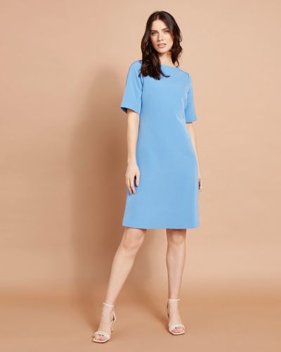 Paul Costelloe Studio Tailored Dress in Blue