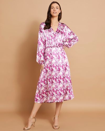 Paul Costelloe Living Studio Abstract Floral Dress