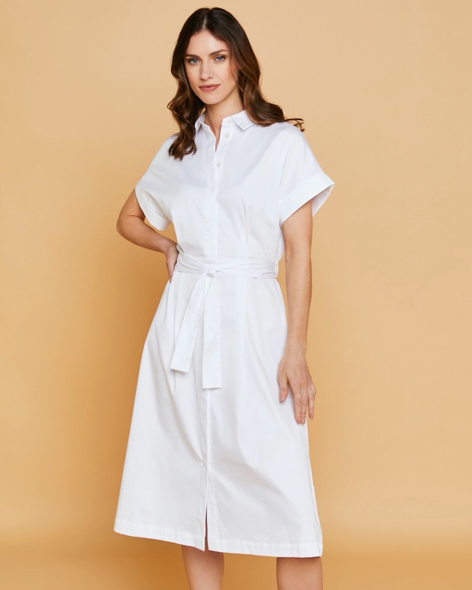 Plus White Oversized Puff Sleeve Shirt Dress | PrettyLittleThing