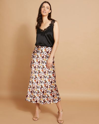 Paul Costelloe Living Studio Abstract Floral Skirt