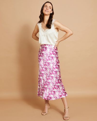 Paul Costelloe Living Studio Abstract Floral Skirt