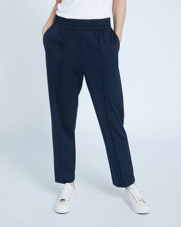 Paul Costelloe Living Studio Navy Relaxed Trousers