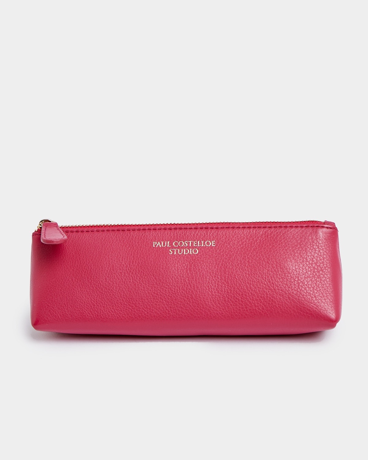 Dunnes Stores | Pink Paul Costelloe Living Studio Pink Leather Pencil Pouch