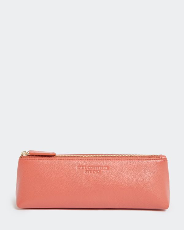 Paul Costelloe Living Studio Coral Leather Pencil Pouch